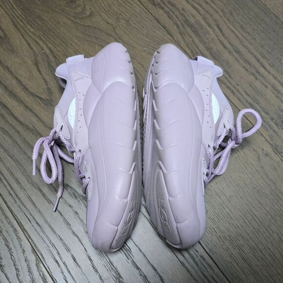 UGG LA Alto Cloud Lace Up Trainer in Rose Pink - Picture 8 of 11